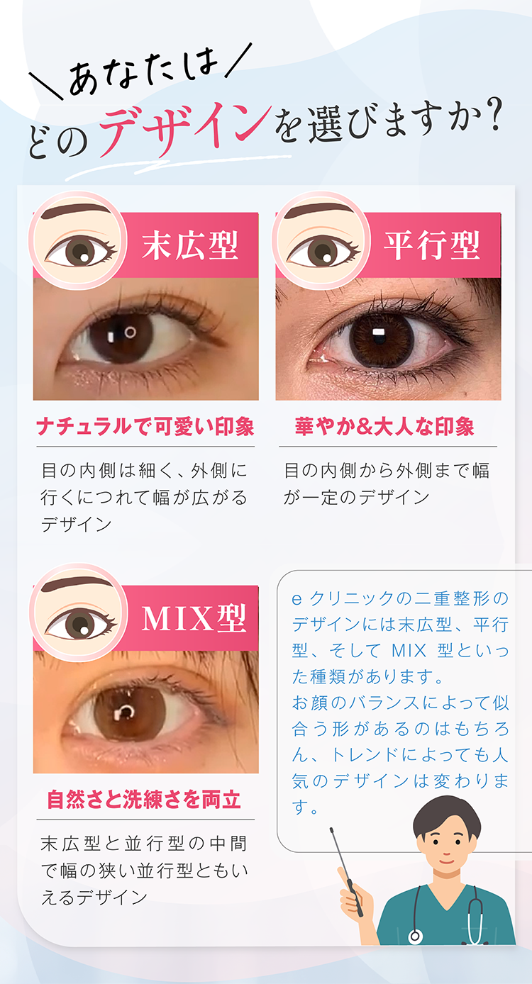 あなたどんなデザインを選ぶ？